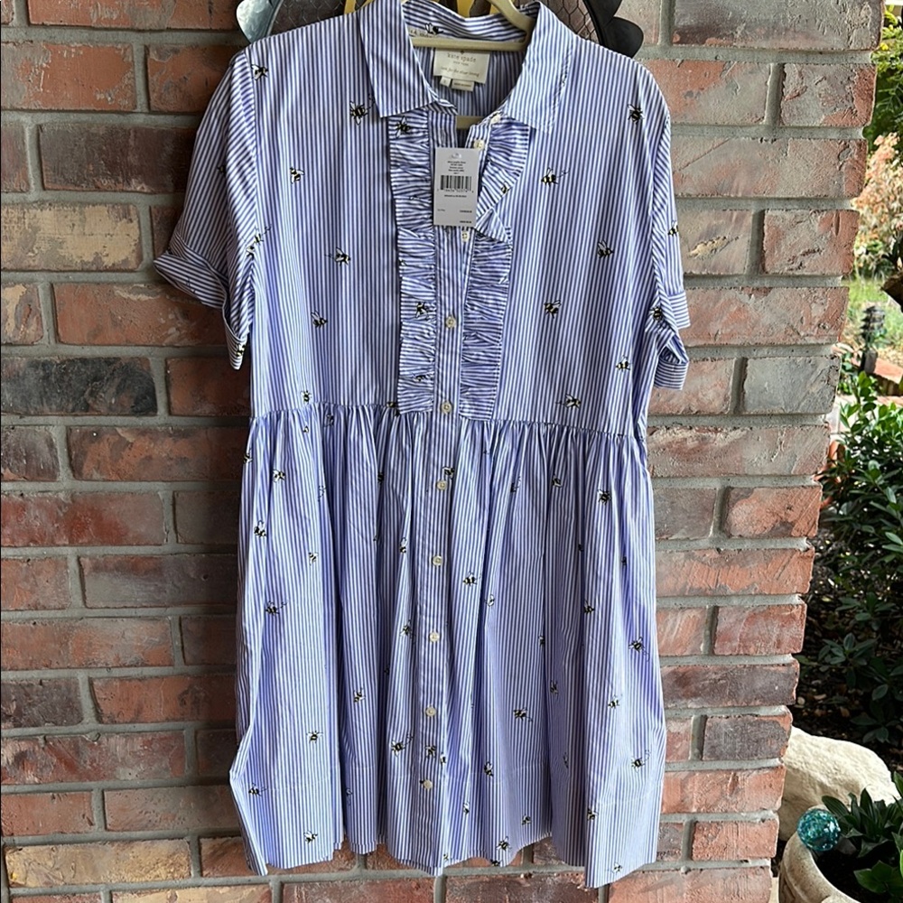 Kate Spade abuzz poplin dress